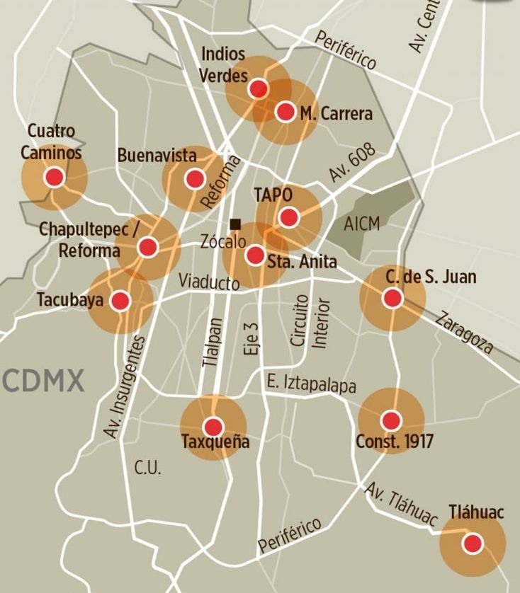 Los bloqueos de transportistas en CDMX; tome precauciones
