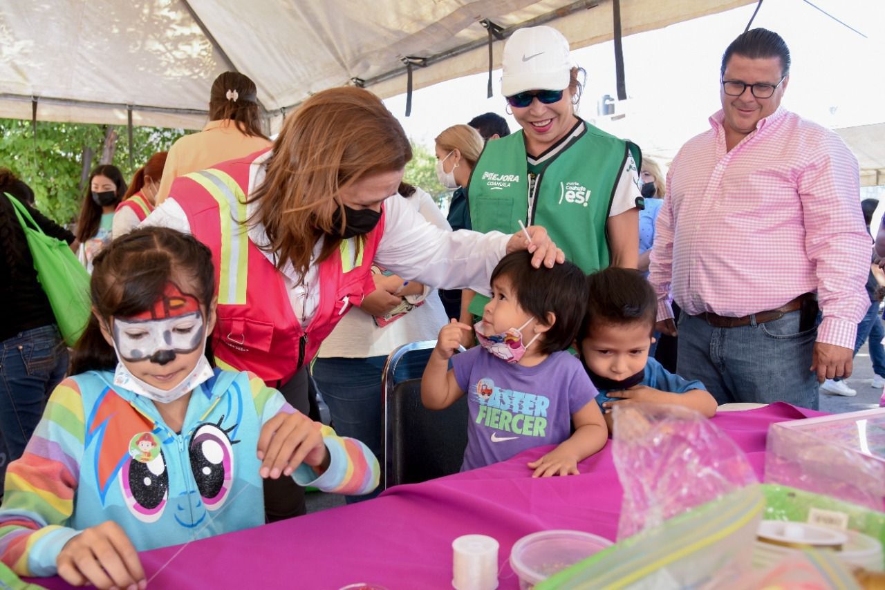 Realiza Municipio de Saltillo Macrobrigada en Nuevo Teresitas