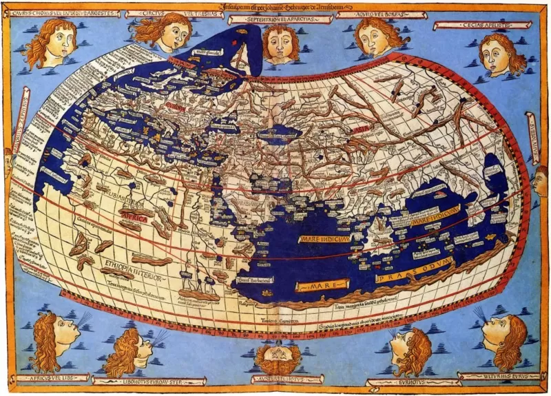 La (sin) razón de que el norte esté en la parte superior de la mayoría de los mapas del mundo