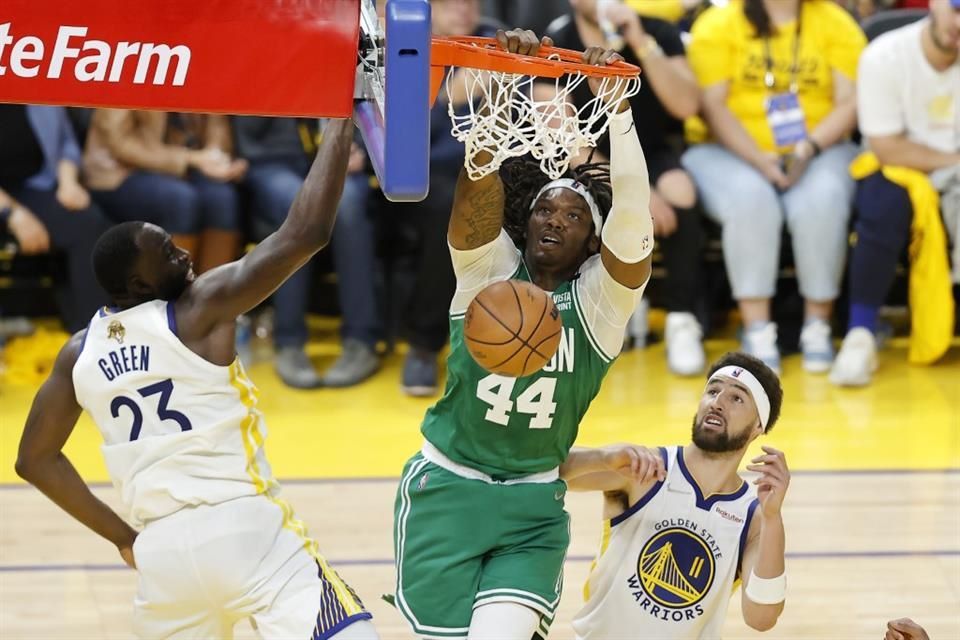 Pega Celtics a Warriors en el primero de las Finales NBA