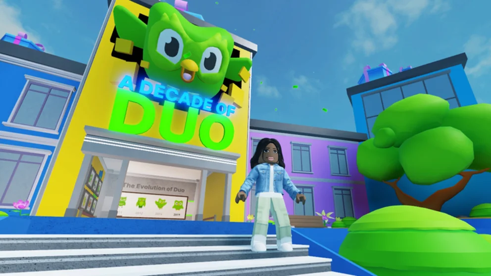 La mascota de Duolingo llega al metaverso