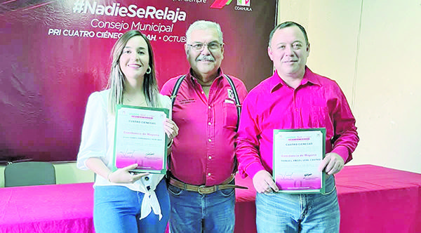 …Y en Cuatro Ciénegas dirigirán Elva y Manuel 