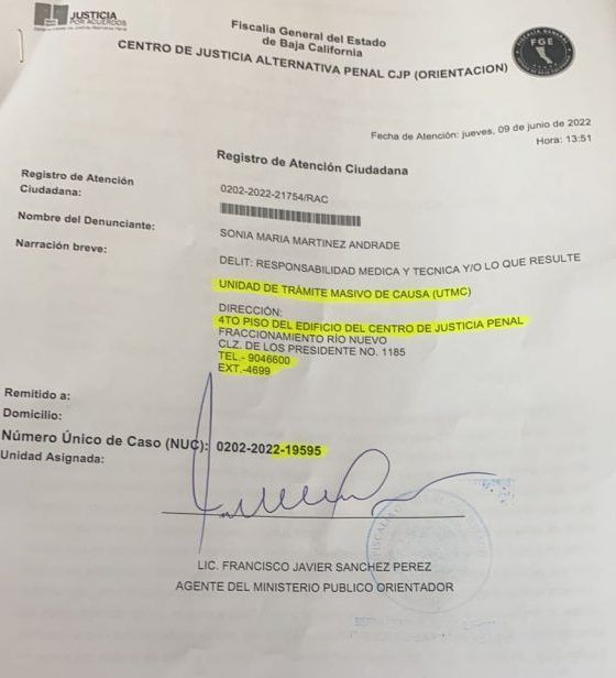 Alumbran cesárea con celulares y cortan oreja a bebé