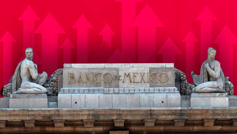 Alza histórica: Banxico sube en 75 puntos la tasa y queda en 7.75%