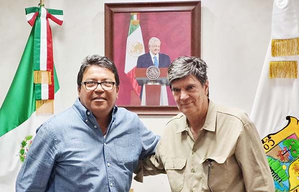Se reúne Roberto Piña con Coordinador de Bienestar