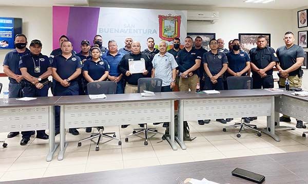 Culmina capacitación de Policía y Tránsito