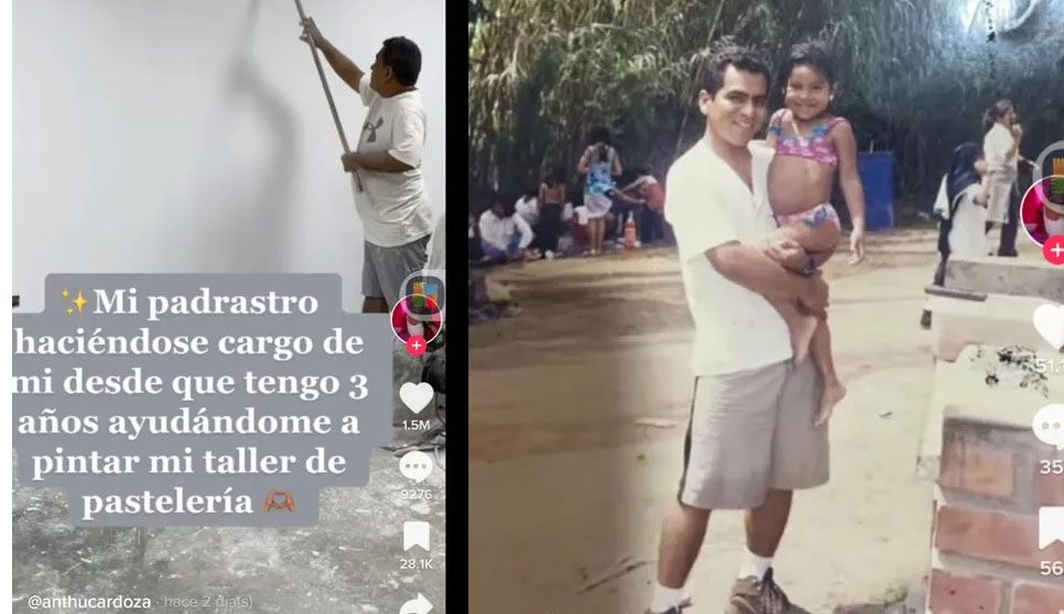 Joven agradece a padrastro por cuidarla desde niña y apoyarla más que su papá biológico: “uno de verdad”