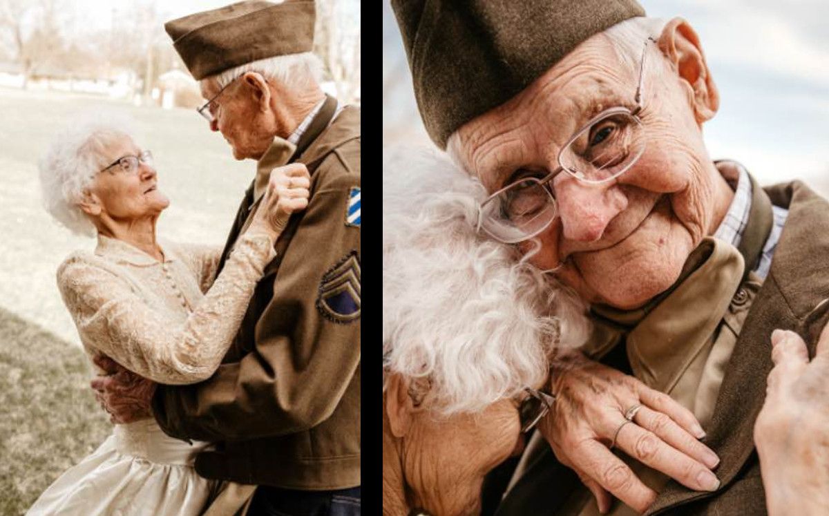 Abuelita usa vestido de novia con el que se casó para celebrar 70 años de matrimonio; caso viral
