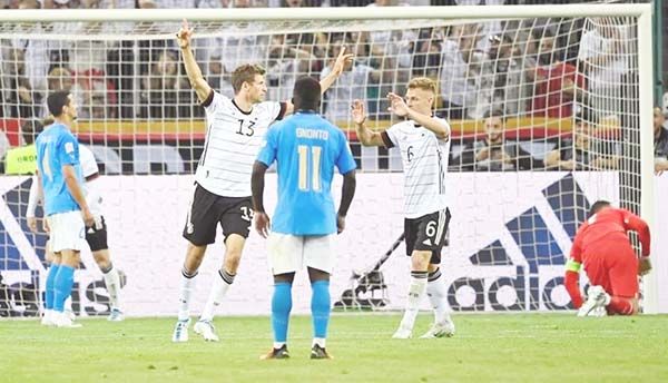 Golea Alemania a Italia en Nations League