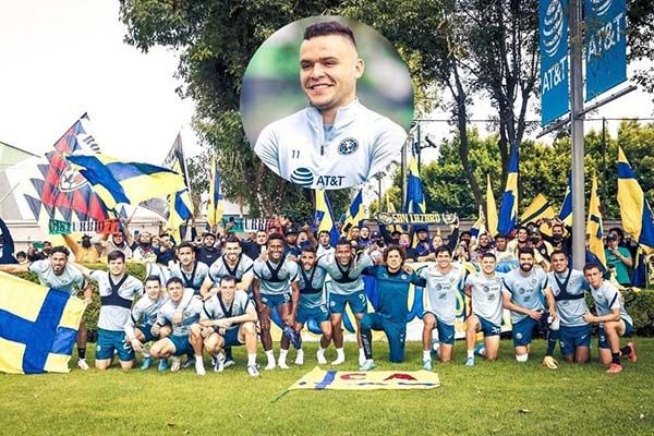 Aficionados de América dan serenata a ‘Cabecita’ Rodríguez