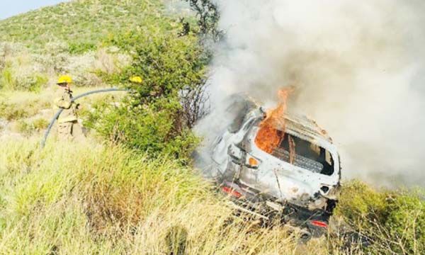 Muere regio calcinado en la autopista Premier