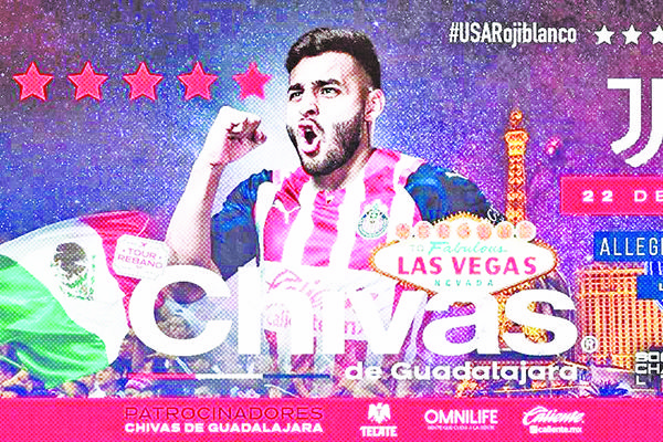 Chivas jugará contra la Juventus en Las Vegas