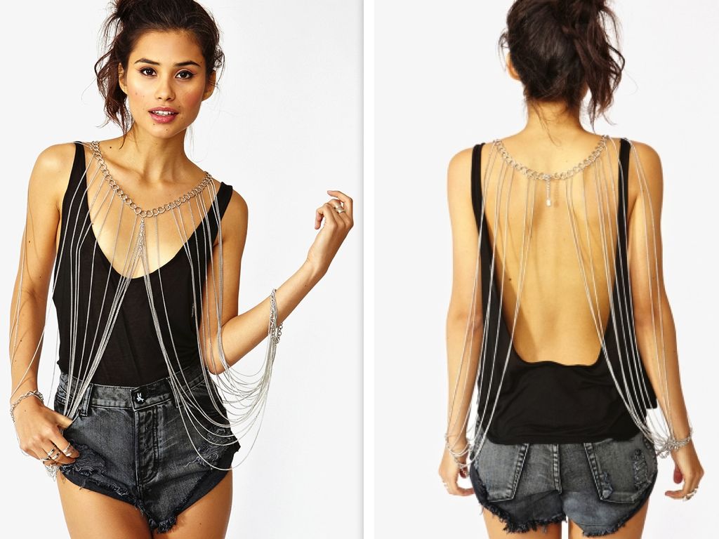 Alerta tendencia: body chains, la joyería corporal va a arrasar en verano