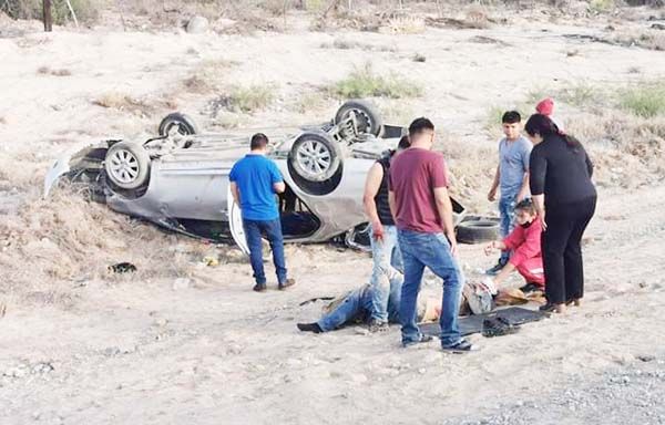 Se accidentan 5 guanajuatenses