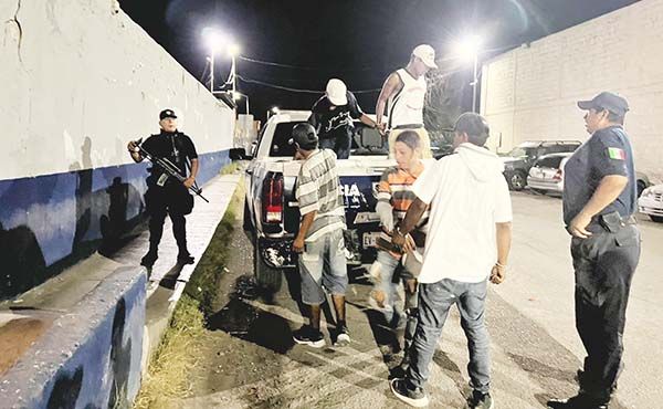 Acaban seis tras las rejas en operativo