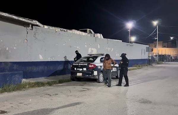 Llevan a seis detenidos en el operativo policiaco