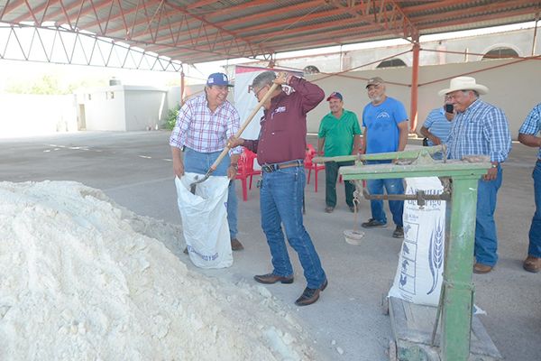 Entrega Roberto Piña fertilizante a ejidatarios