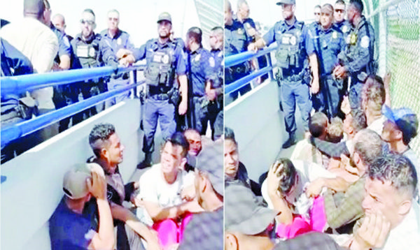 Desatan migrantes caos en la frontera