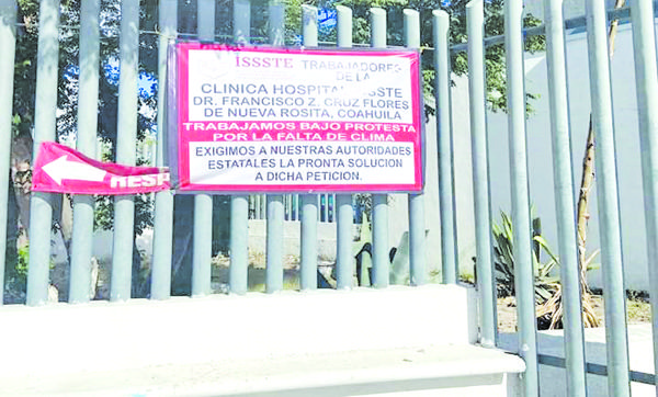 Trababan bajo protesta en Clínica del ISSSTE