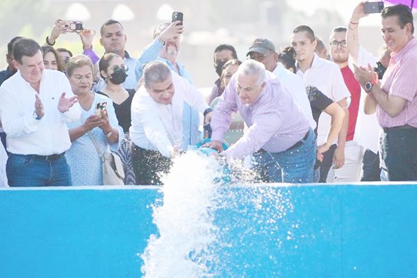 Inauguran pozo de agua “Compresora”