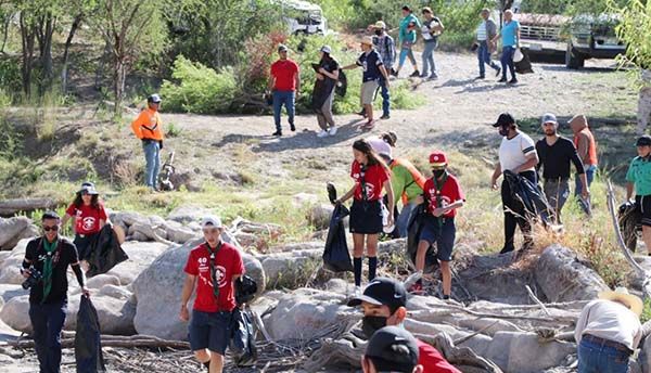 Realizan jornada de limpieza del río en SJS