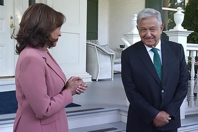 Kamala Harris y AMLO destacan amistad en Washington