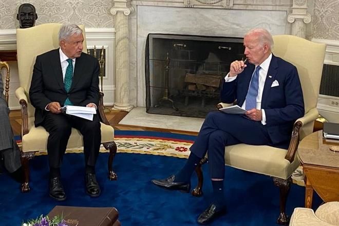 AMLO urge plan migratorio agresivo y Biden pide paciencia