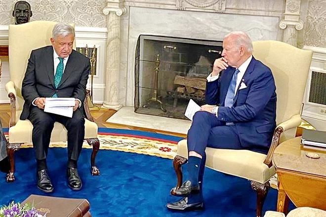 Hace AMLO propuestas en la Casa Blanca… y Biden corrige