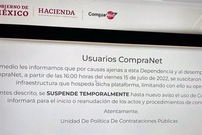 Incumplen ley con contratos sin licitar y apagan Compranet