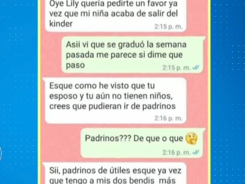 Viral: Mujer le pide a amiga que sea ‘madrina de útiles escolares’ de su hija
