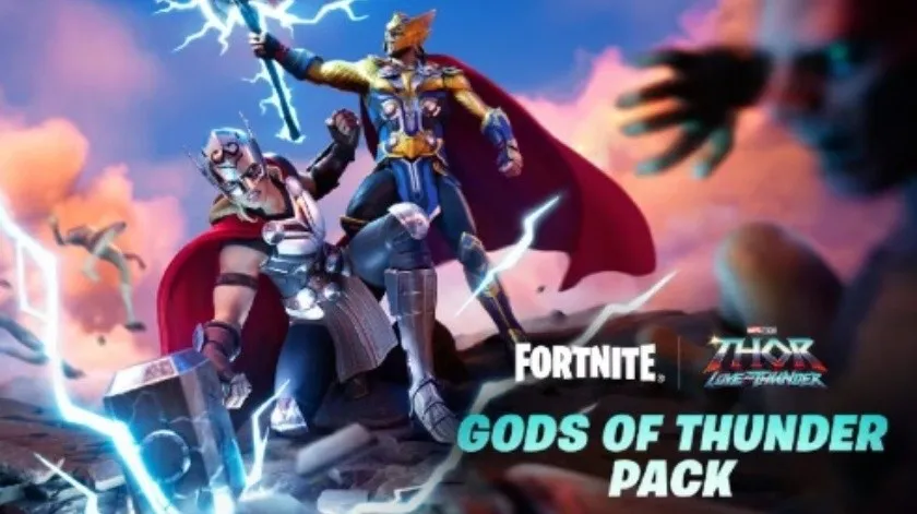 Fortnite anuncia skins de Thor: Love and Thunder
