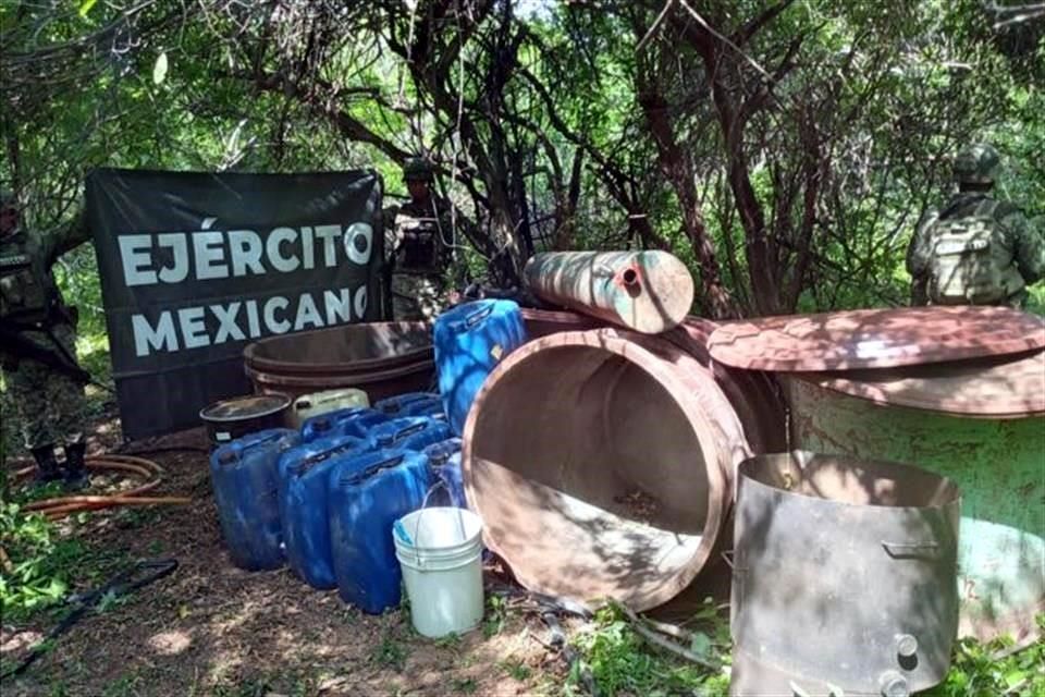 Ubican laboratorios, pero no las drogas