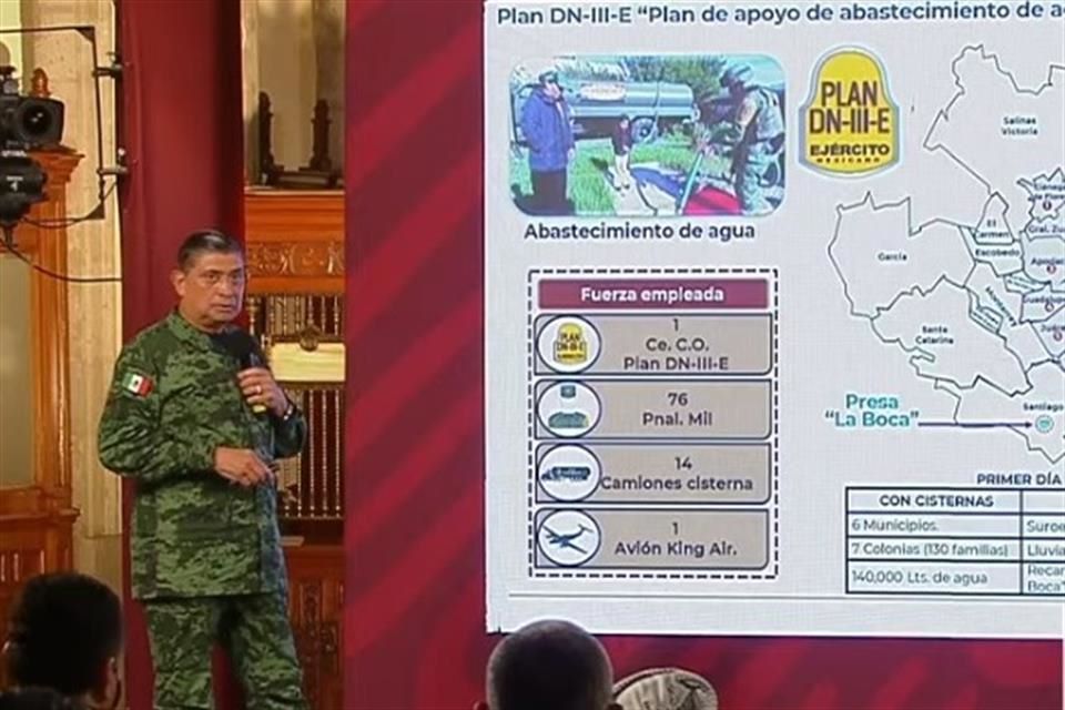 Envía Sedena 10 cisternas a NL para mitigar crisis de agua