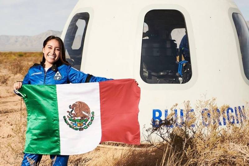 Katya Echazarreta donará al planetario de Jalisco la bandera de México que llevó al espacio
