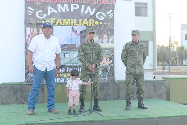 Realizan “Camping” en el 105 Batallón
