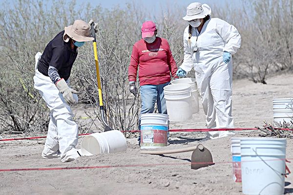 Concluye CRIH primera etapa de exhumaciones