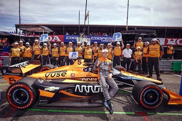 Pato O’Ward conquista su primera pole position del año