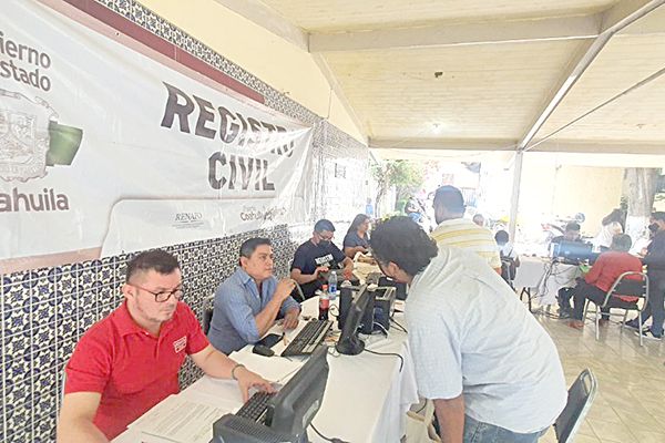 Realizan brigadas del registro civil