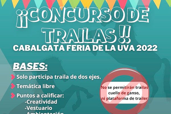 Tendrá Feria de la Uva un concurso de trailas