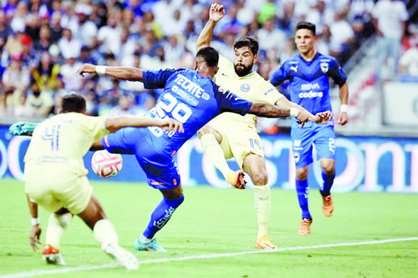 Cae América en Monterrey pese a gol de ‘Cabecita’ Rodríguez