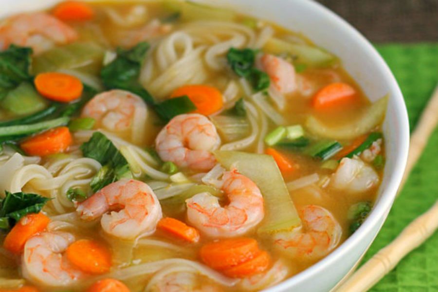 De qué están hechos los camarones de las sopas instantáneas