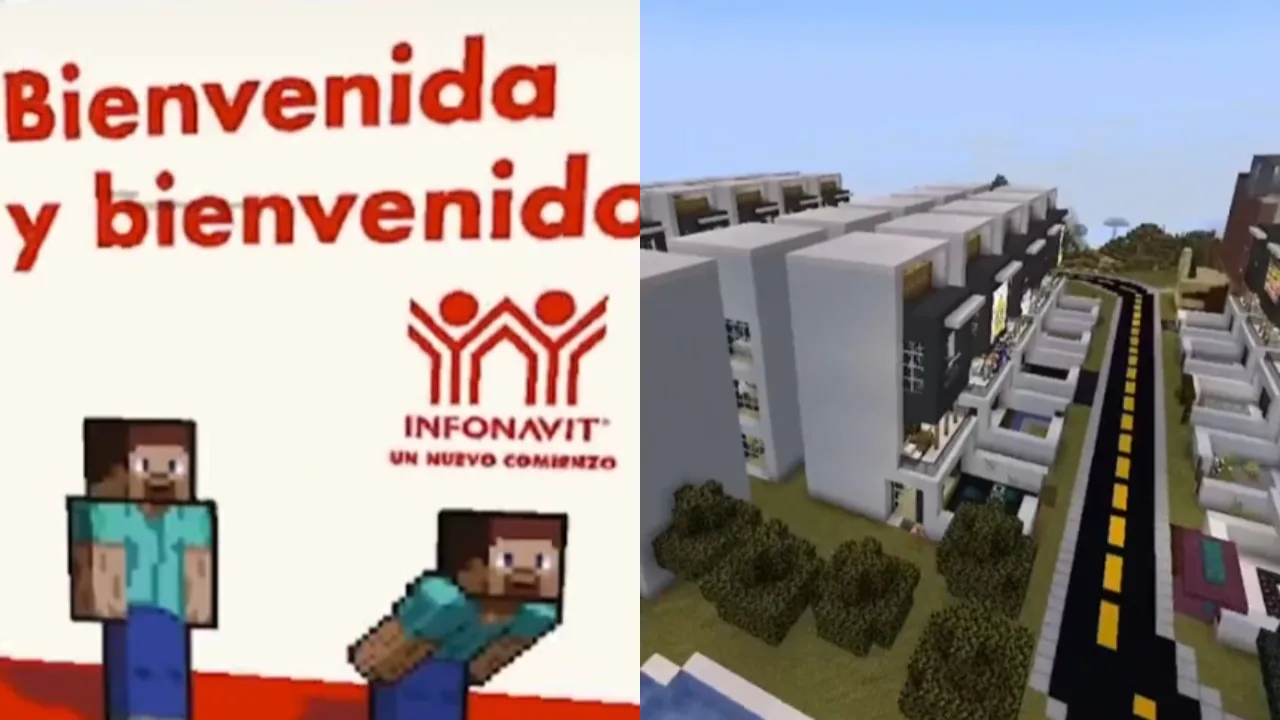 Minecraft: crean unidad habitacional del Infonavit en el juego
