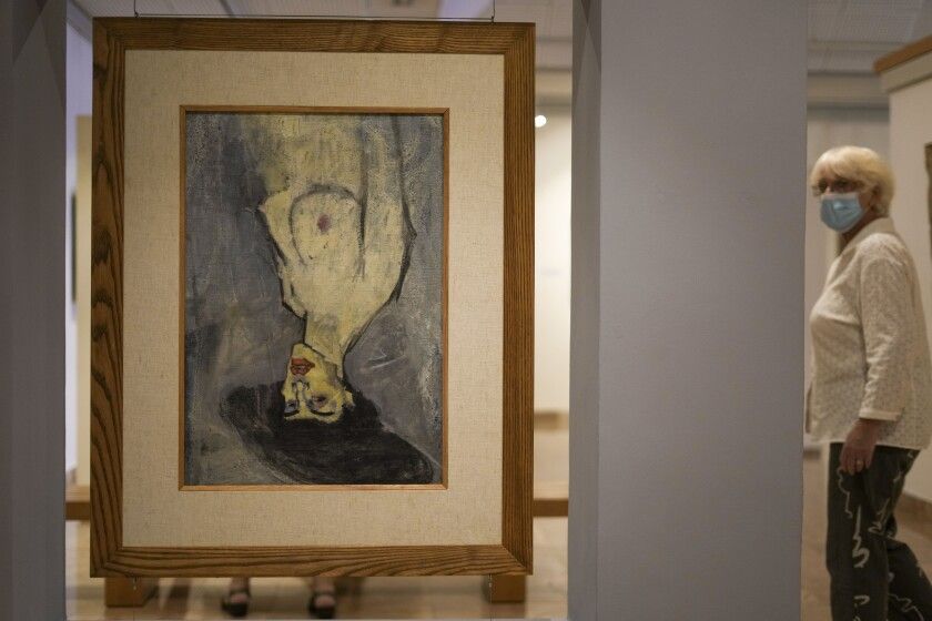 Encuentran bocetos ocultos en un cuadro de Modigliani