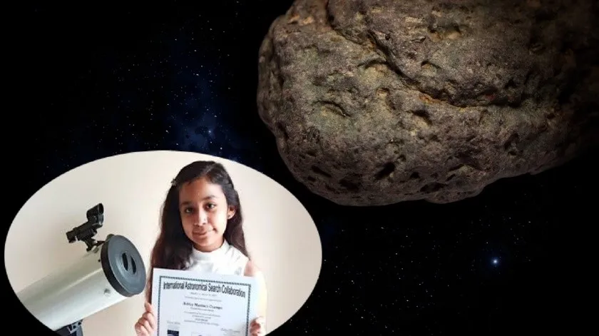 Niña mexicana encuentra asteroide y le dará un nombre