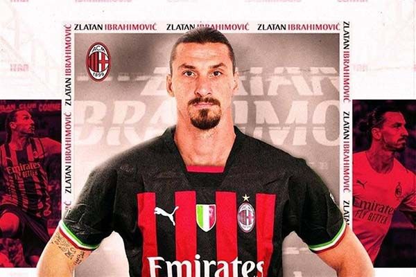Renueva Ibrahimovic, de 40 años, con el Milan