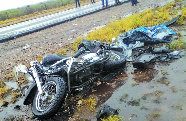 Fallece un motociclista en percance carretero