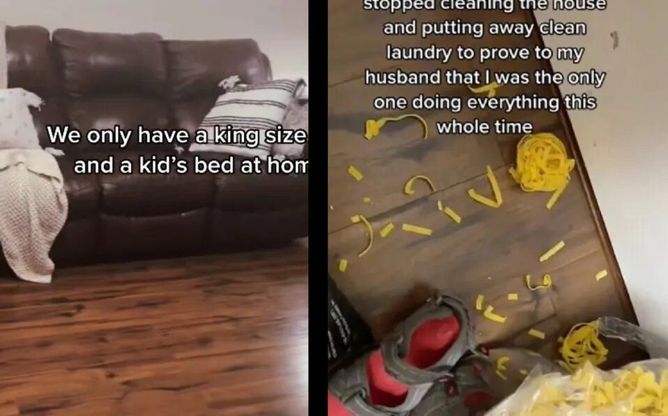Mujer deja de limpiar casa para darle lección a esposo que le decía ‘floja’; resultado con montañas de basura se hace viral
