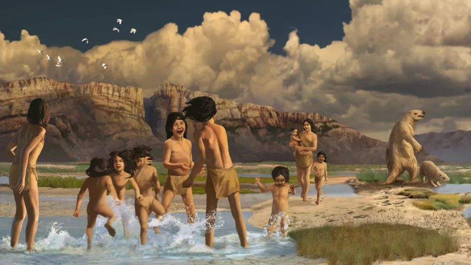 LOS NIÑOS DE LA PREHISTORIA CHAPOTEABAN EN HUELLAS DE PEREZOSOS GIGANTES, REVELA HALLAZGO