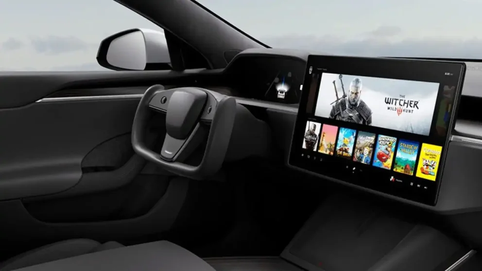 Elon Musk traería pronto juegos de Steam en los vehículos Tesla