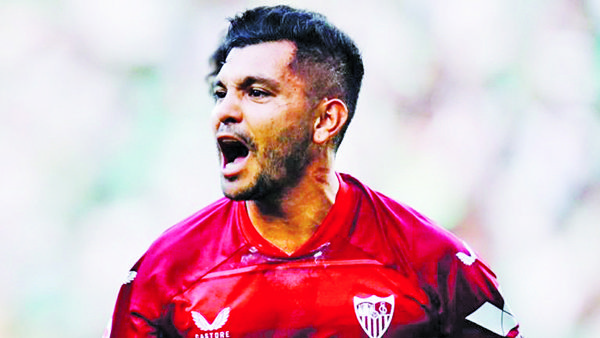TECATITO CORONA: ANOTÓ CON SEVILLA EN AMISTOSO ANTE SPORTING DE LISBOA